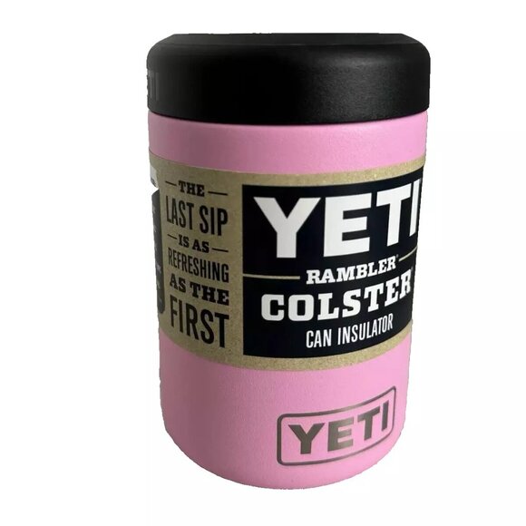 YETI Limited Edition Power Pink Rambler Colster Can Insulator New - Picture 4 of 4